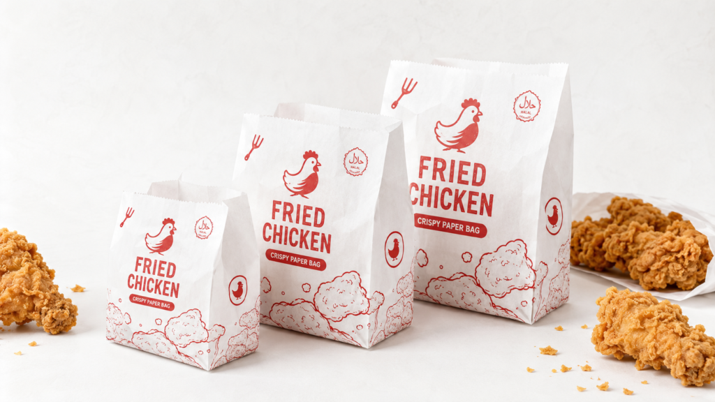 Bagaimana memilih ukuran kemasan ayam yang tepat untuk fried chicken, ayam geprek atau ayam crispy
